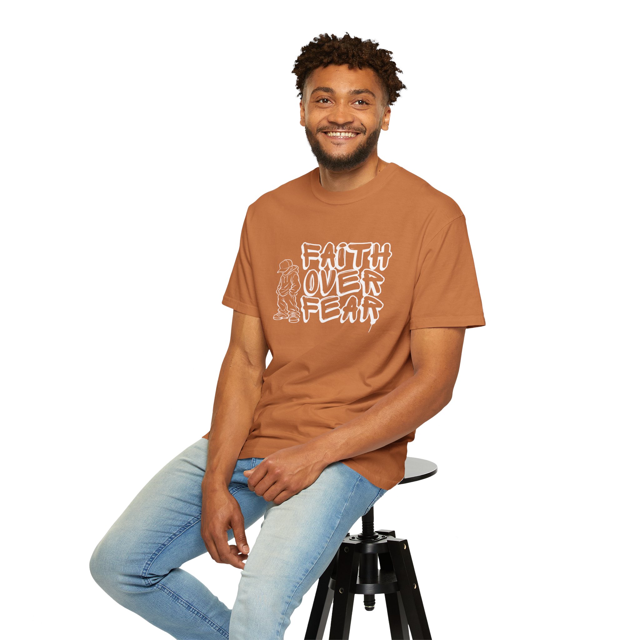 Faith Over Fear graphic T-shirt | Christian Streetwear - Image 45