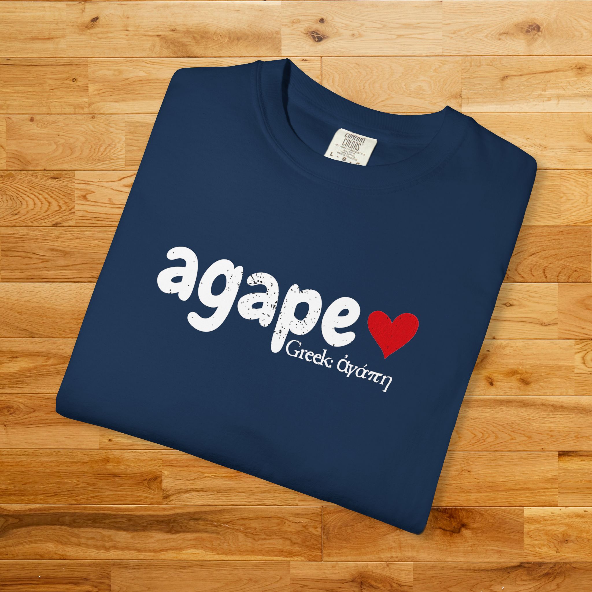 Agape - God's Love Comfort Colors T-shirt - Christian Gifts and Apparel - Image 17