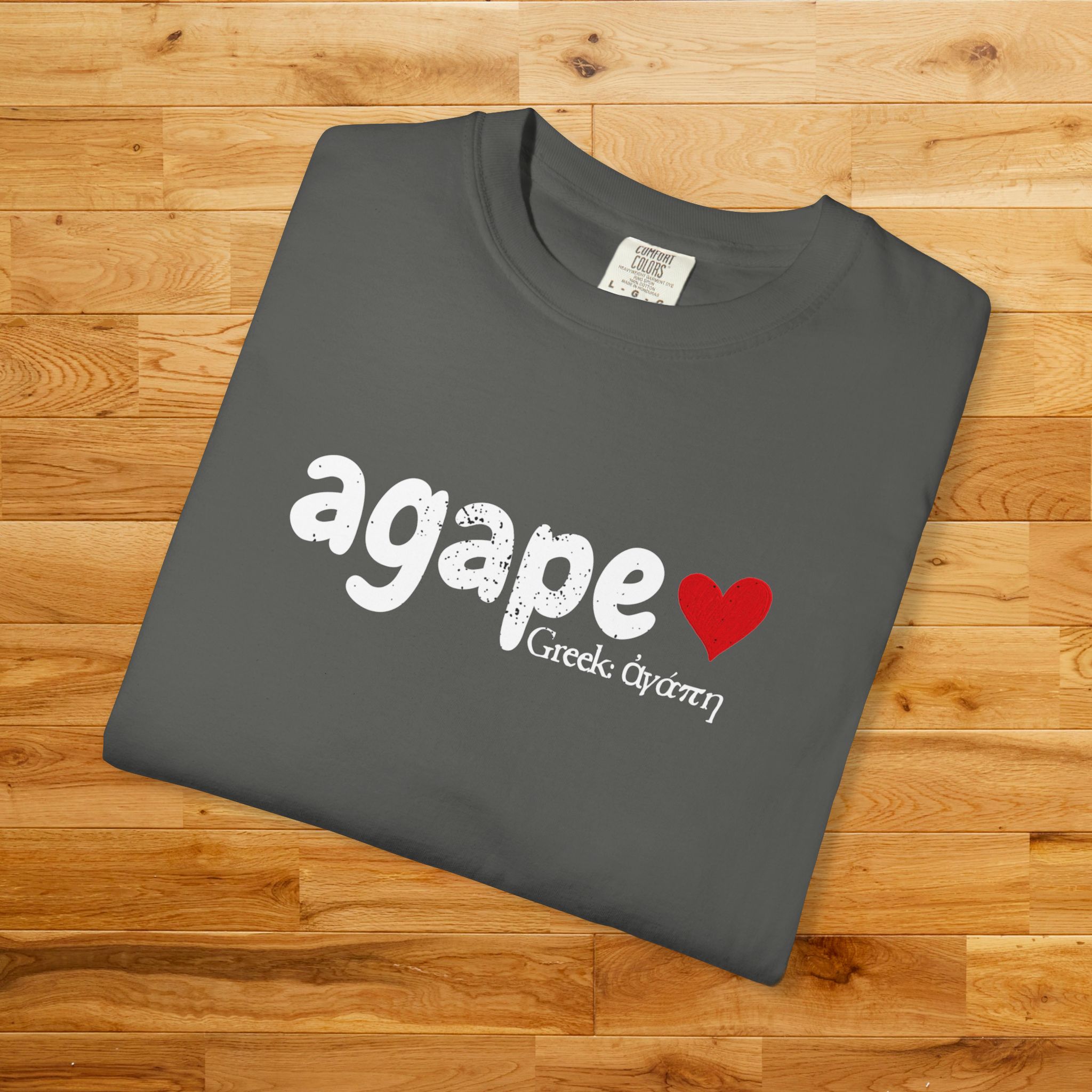 Agape - God's Love Comfort Colors T-shirt - Christian Gifts and Apparel - Image 6