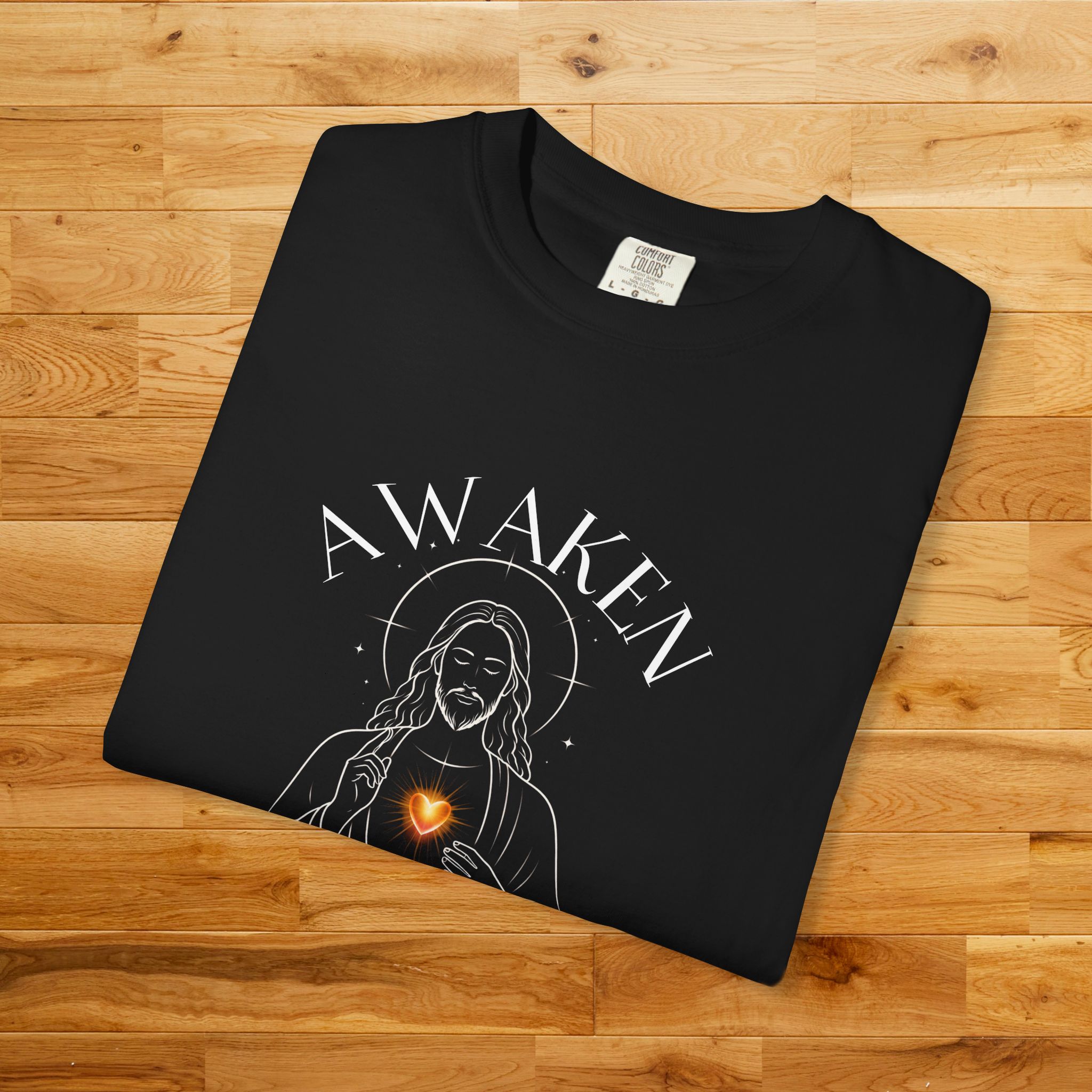 Awaken Christ Consciousness Shirt - Minimalist Jesus Line Art Tee, Spiritual Awakening, Comfort Colors 1717 - Image 16