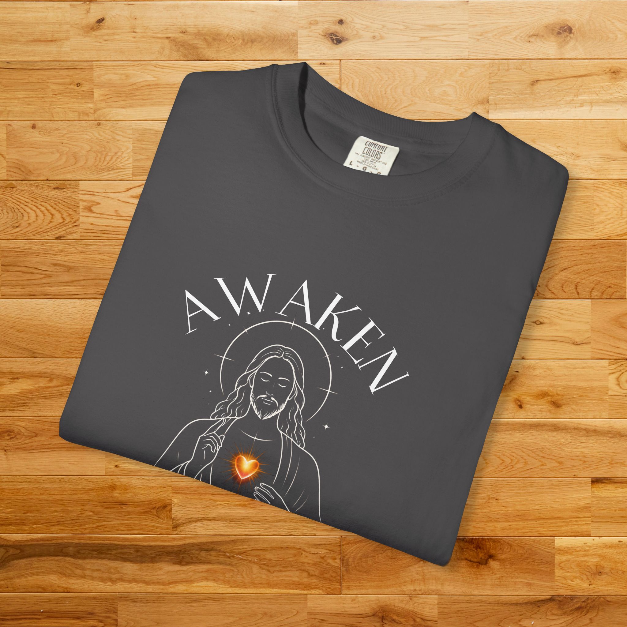 Awaken Christ Consciousness Shirt - Minimalist Jesus Line Art Tee, Spiritual Awakening, Comfort Colors 1717 - Image 12