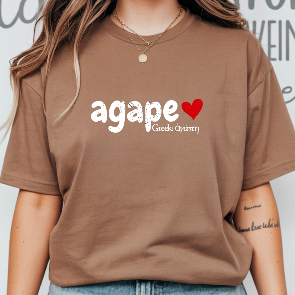 Agape - God's Love Comfort Colors T-shirt - Christian Gifts and Apparel