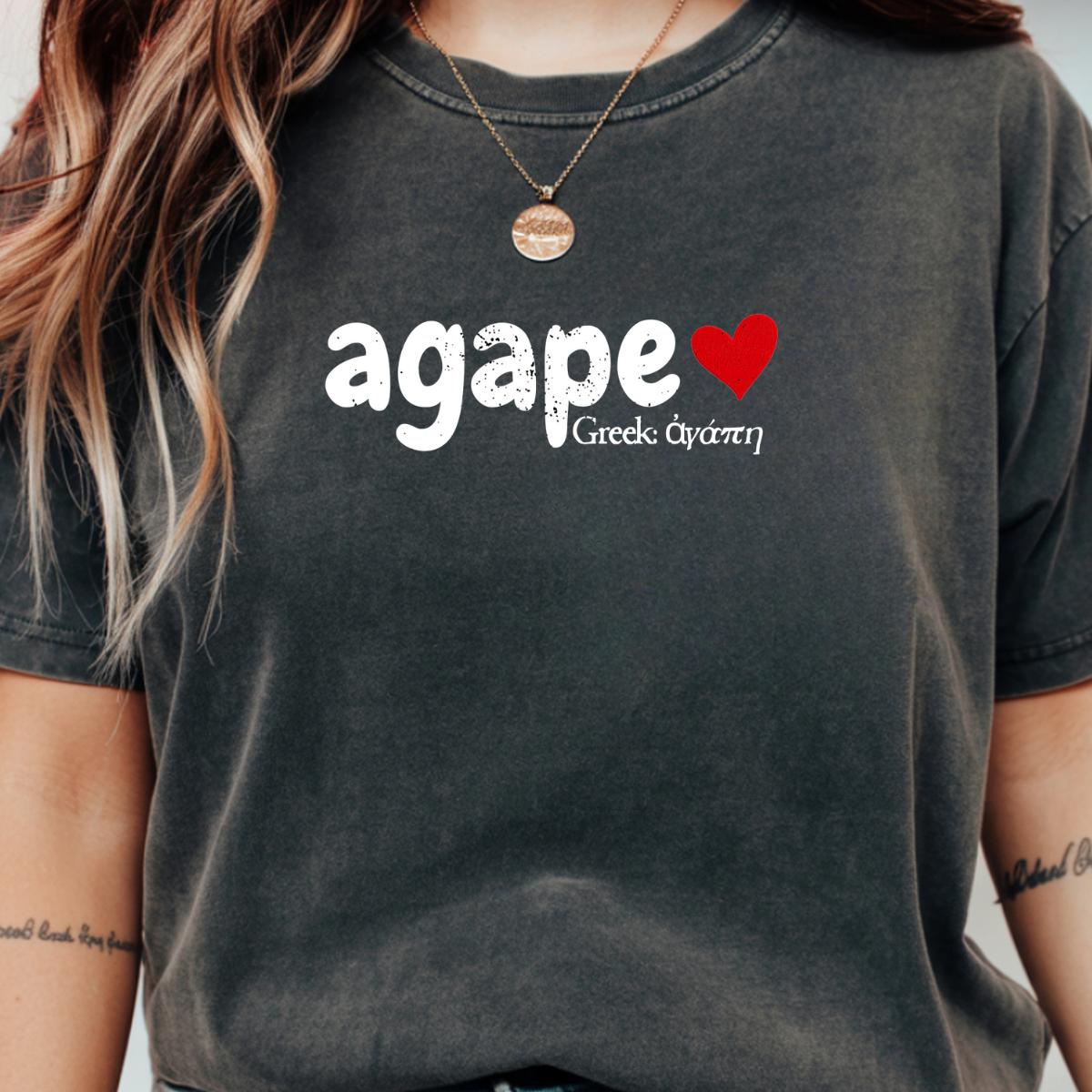 Agape - God's Love Comfort Colors T-shirt - Christian Gifts and Apparel - Image 9