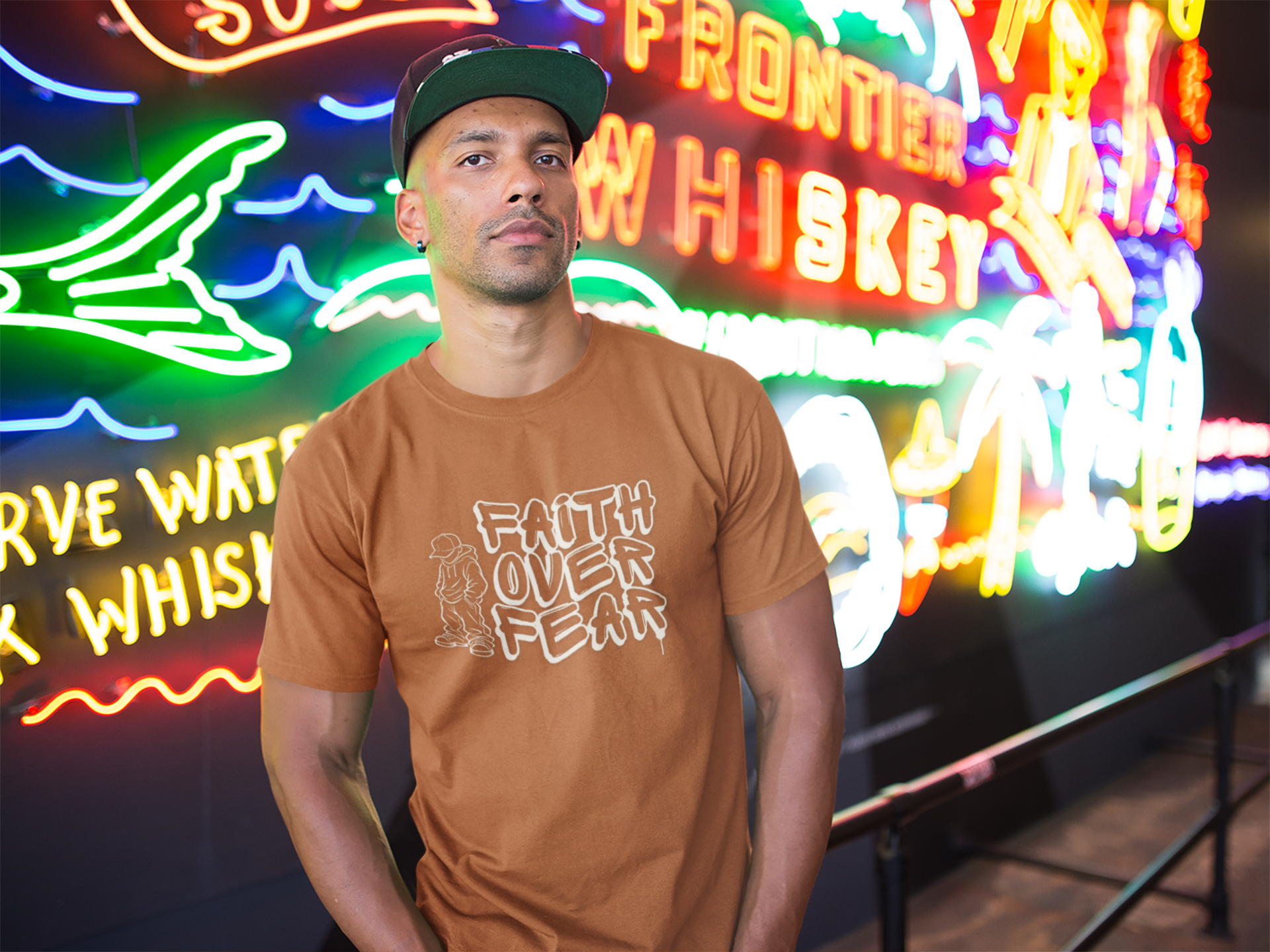 Faith Over Fear graphic T-shirt | Christian Streetwear - Image 20