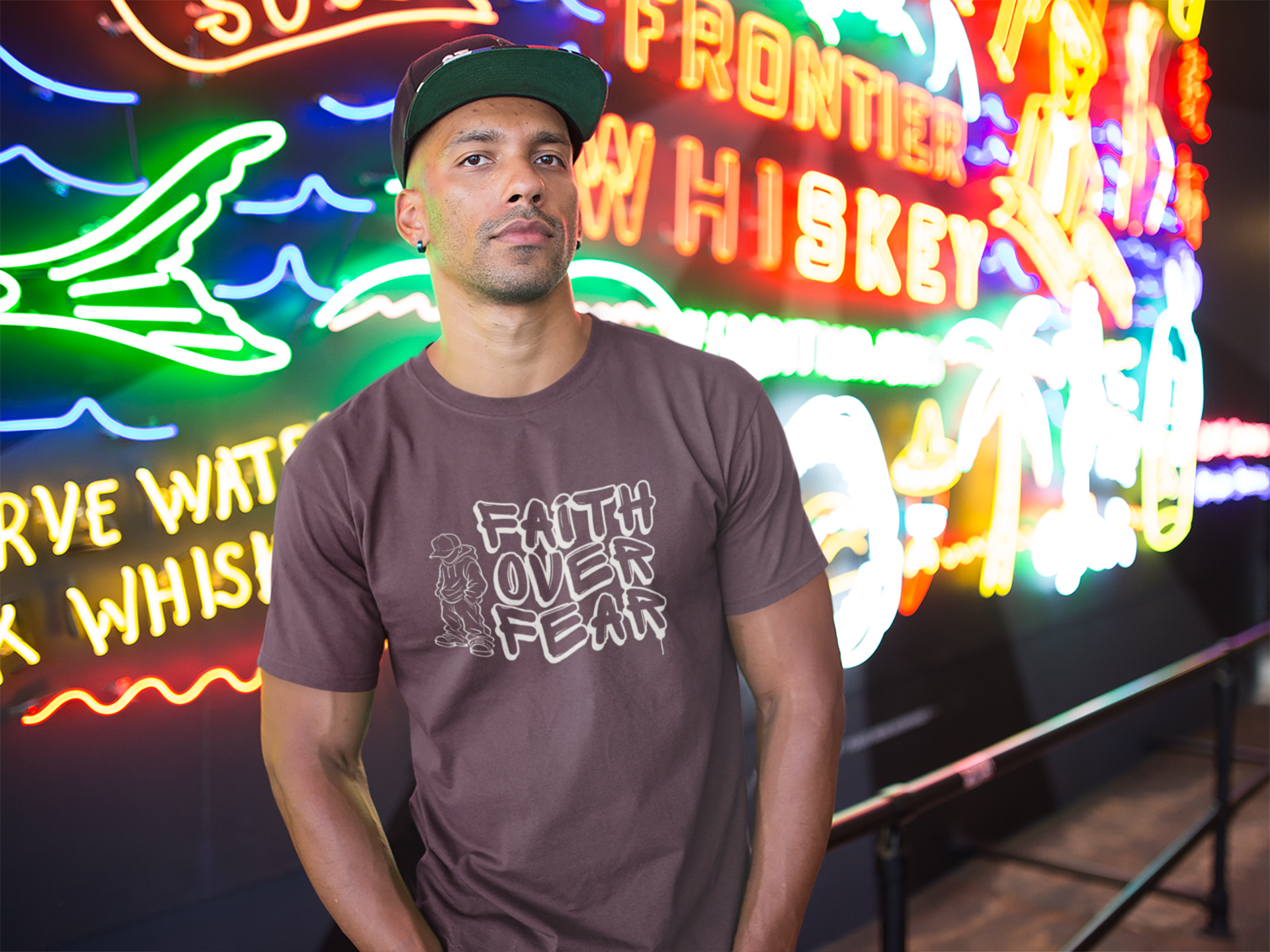 Faith Over Fear graphic T-shirt | Christian Streetwear - Image 21