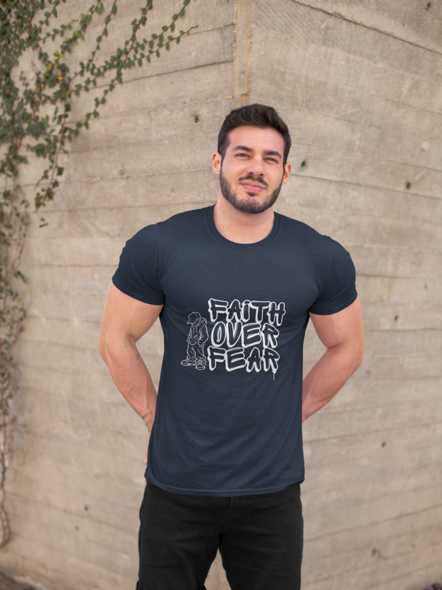 Faith Over Fear graphic T-shirt | Christian Streetwear - Image 31