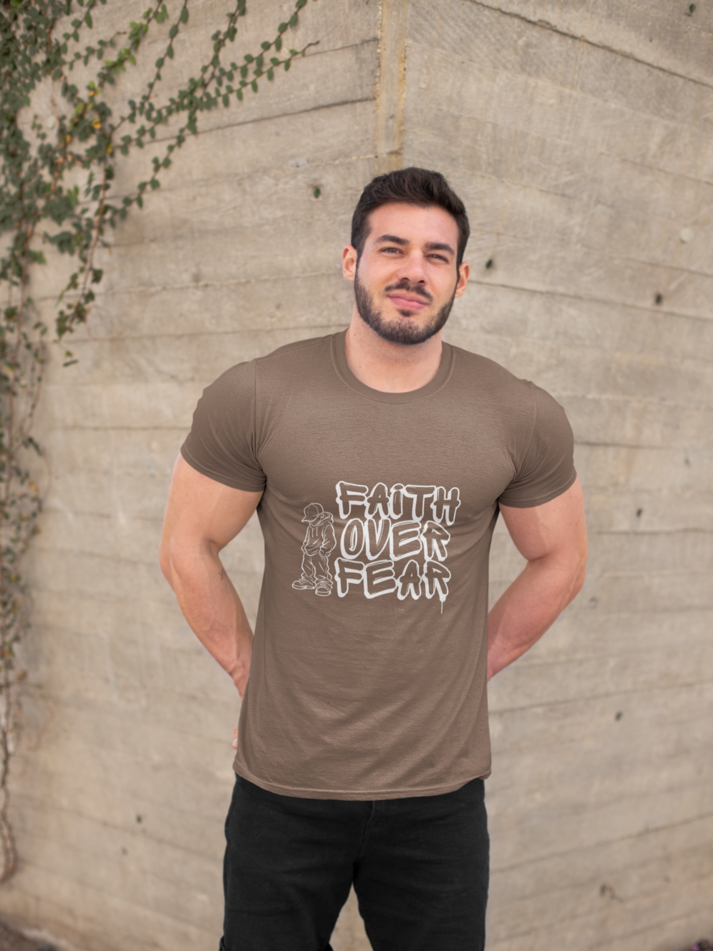 Faith Over Fear graphic T-shirt | Christian Streetwear - Image 32