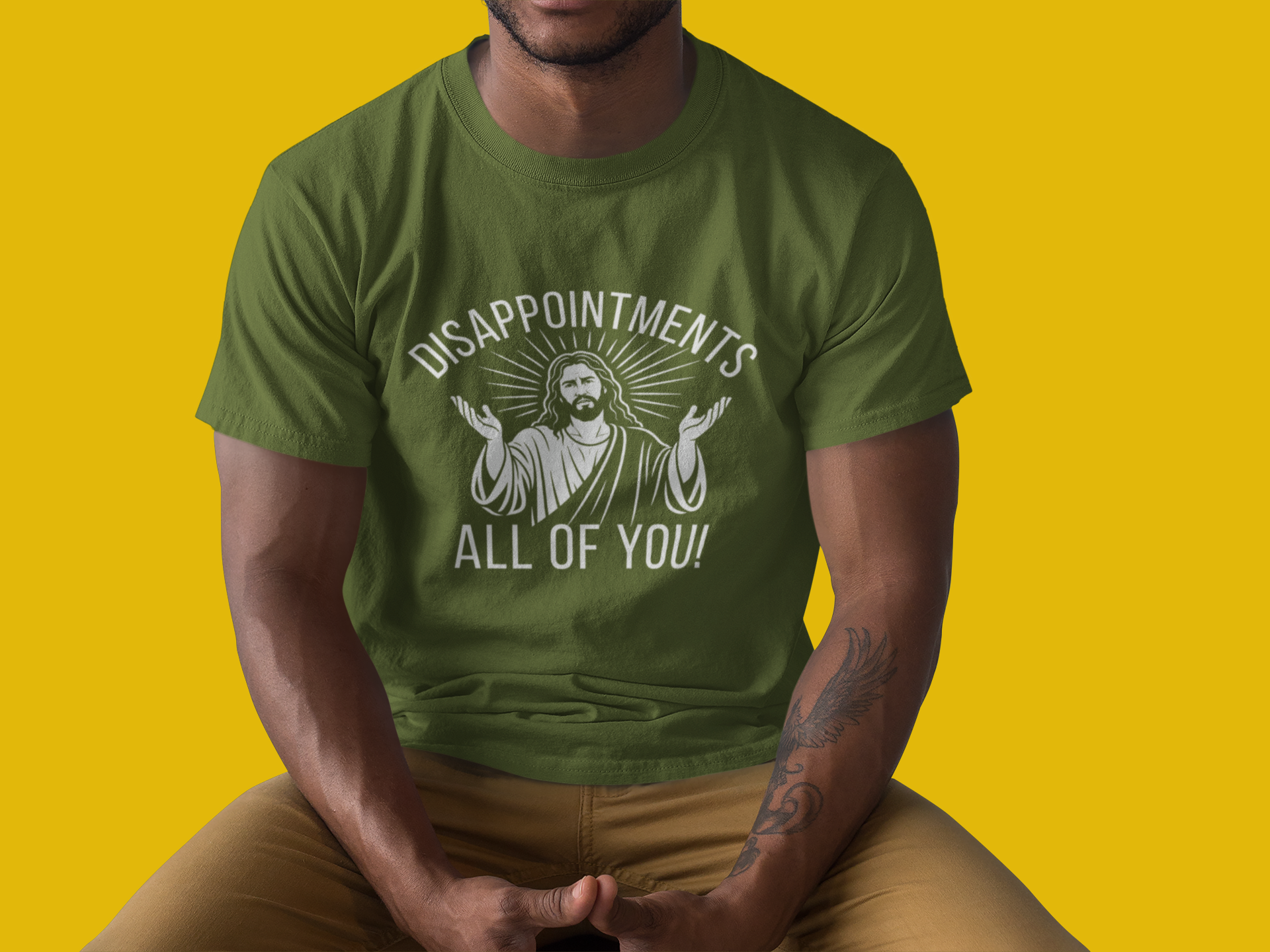 Disappointments All of You Shirt - Funny Jesus T-Shirt, Christian Humor Graphic Tee, Minimalist Religious Shirt, Sarcastic Faith Tee - Image 13