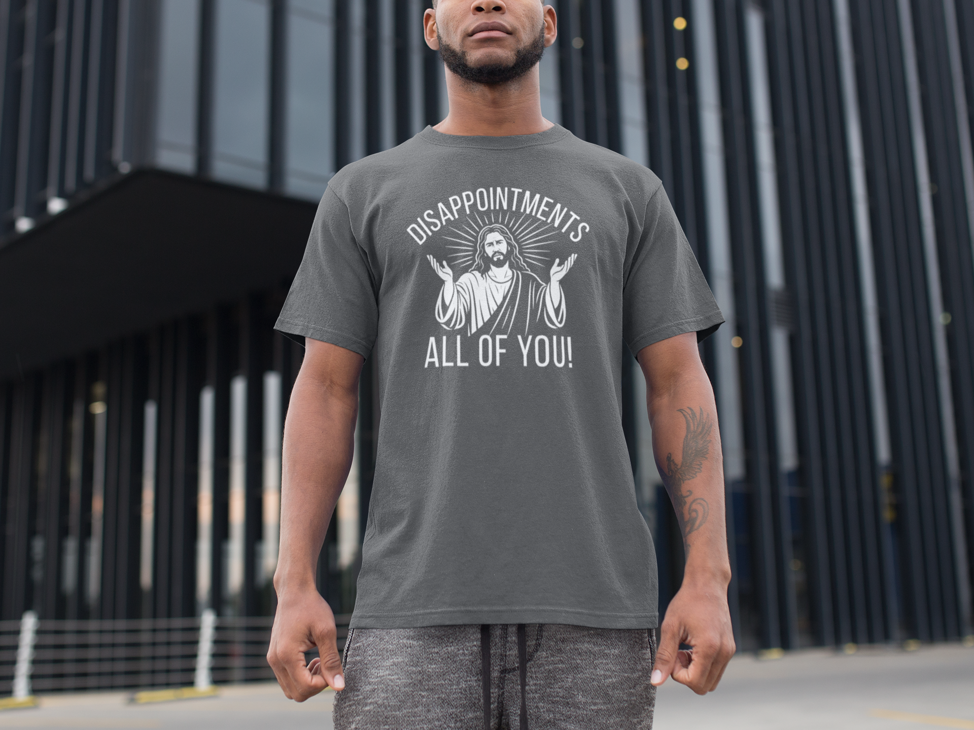 Disappointments All of You Shirt - Funny Jesus T-Shirt, Christian Humor Graphic Tee, Minimalist Religious Shirt, Sarcastic Faith Tee - Image 9