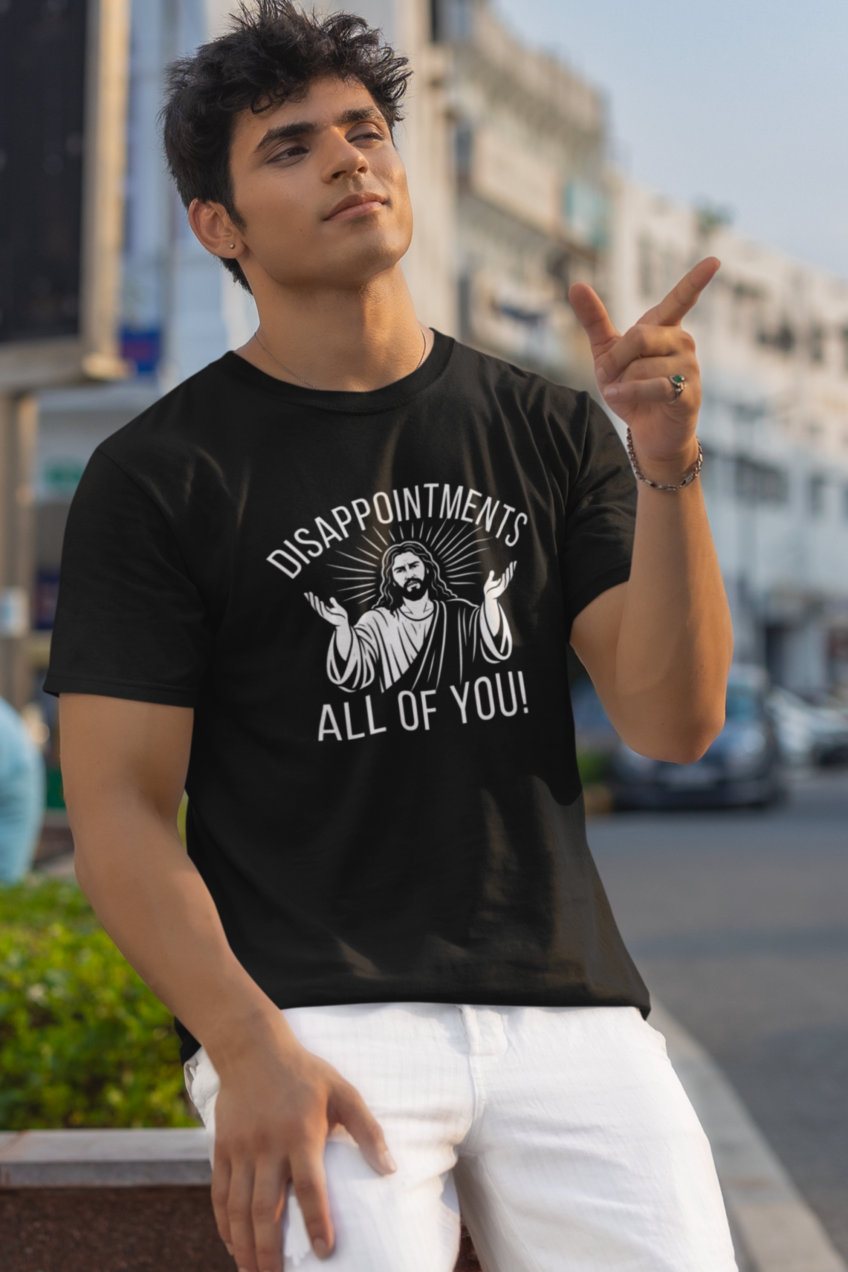 Disappointments All of You Shirt - Funny Jesus T-Shirt, Christian Humor Graphic Tee, Minimalist Religious Shirt, Sarcastic Faith Tee - Image 5