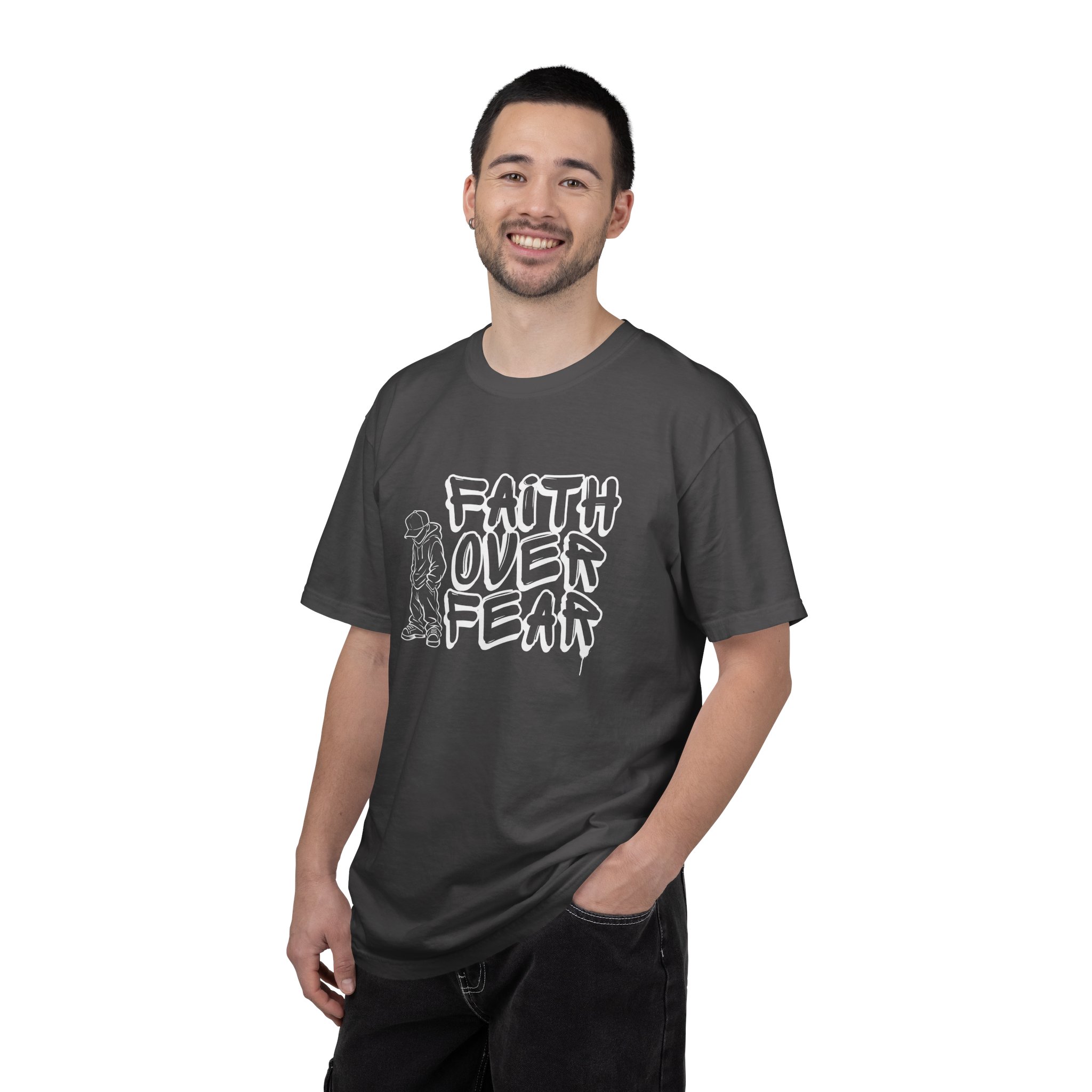 Faith Over Fear graphic T-shirt | Christian Streetwear - Image 42