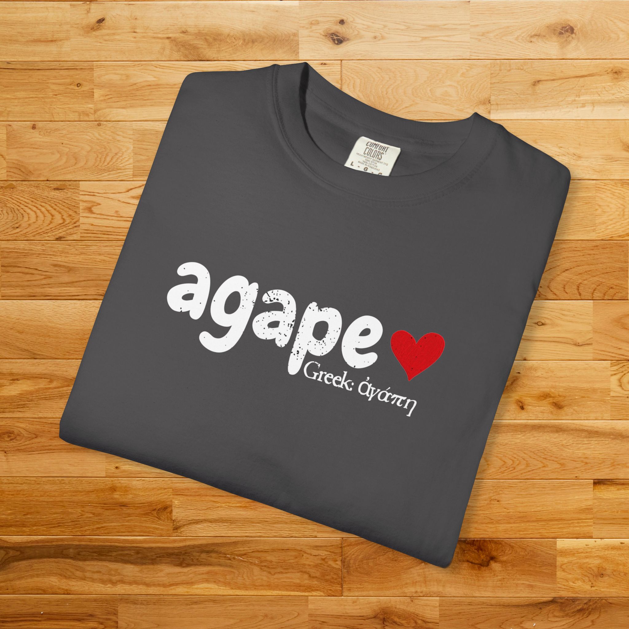 Agape - God's Love Comfort Colors T-shirt - Christian Gifts and Apparel - Image 10