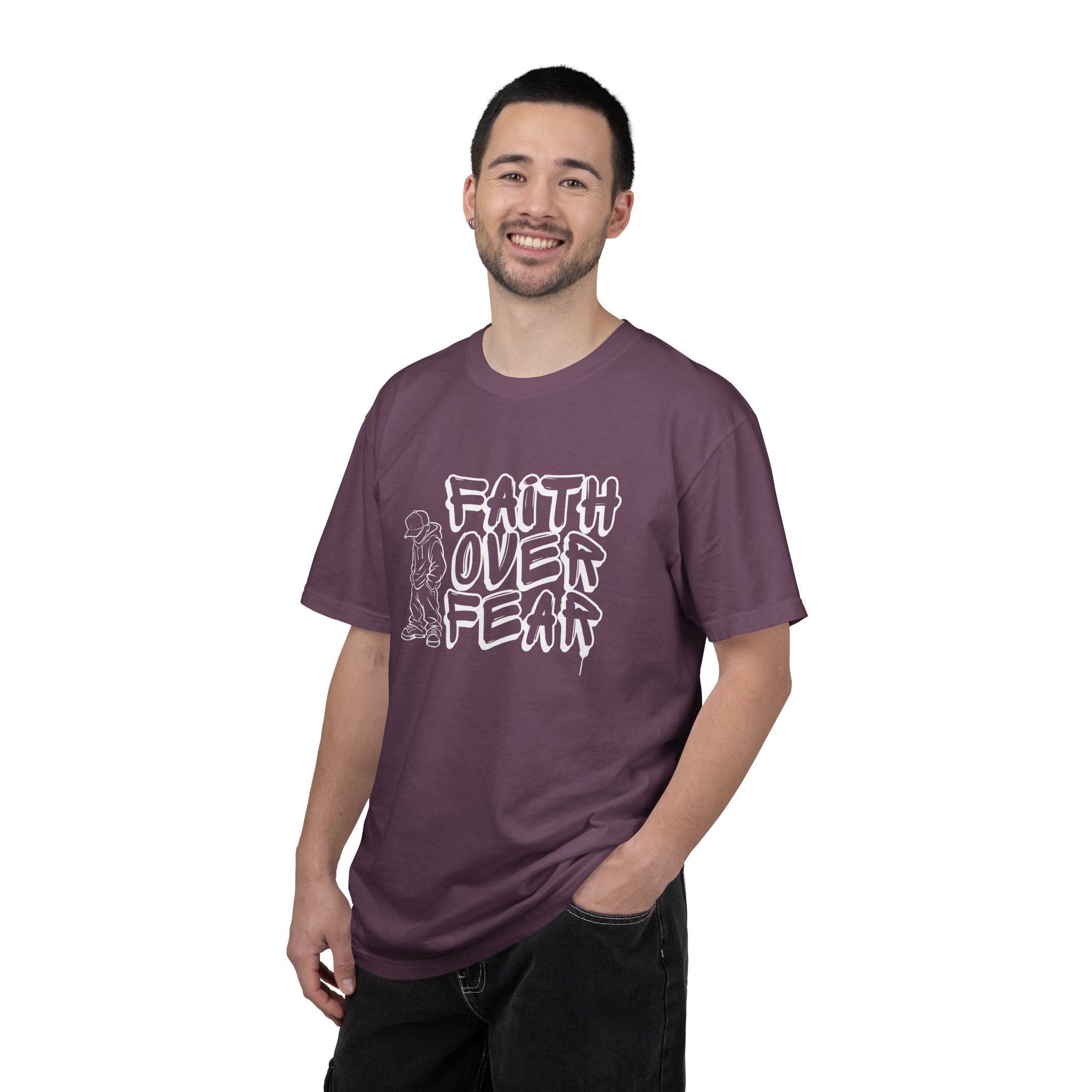 Faith Over Fear graphic T-shirt | Christian Streetwear - Image 50