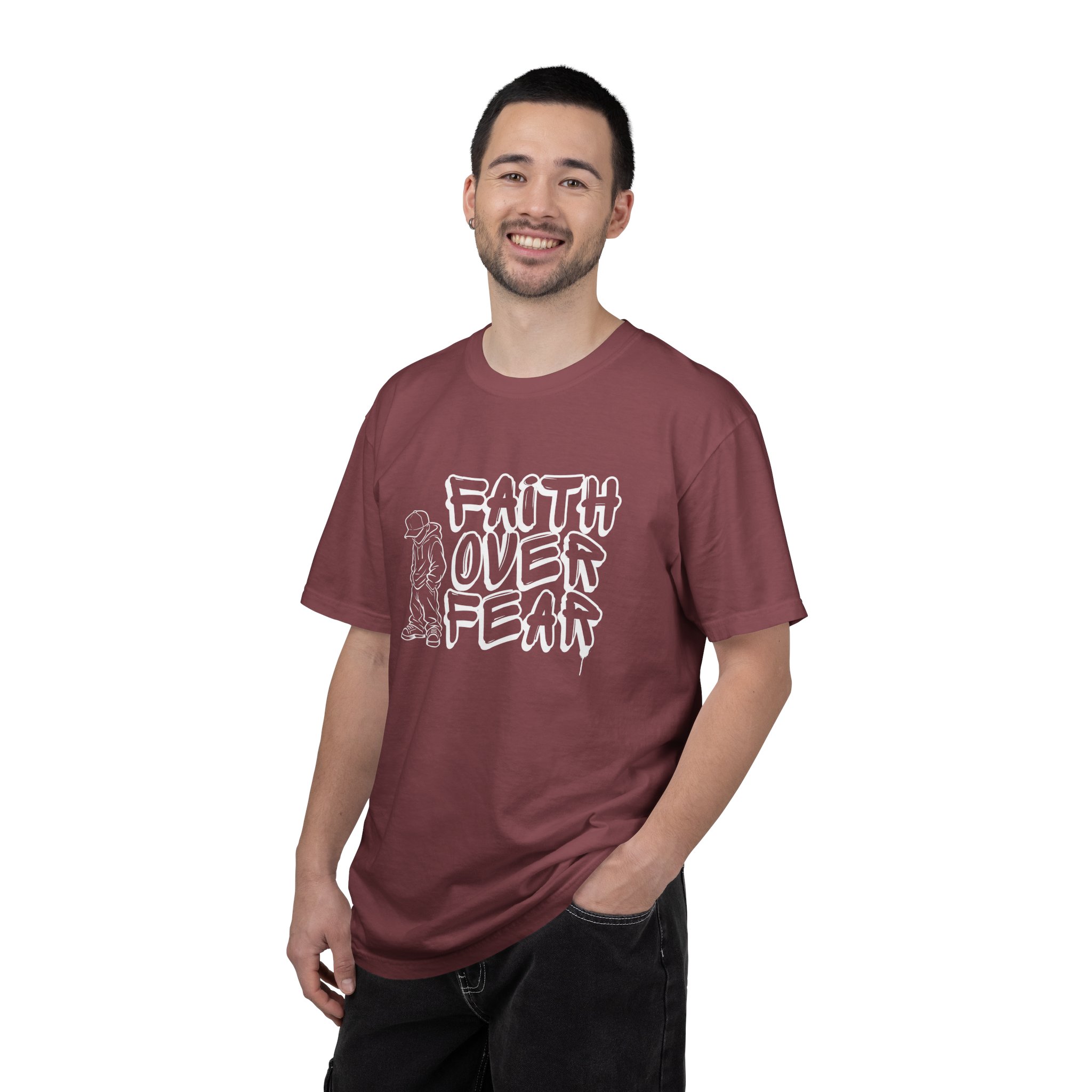 Faith Over Fear graphic T-shirt | Christian Streetwear - Image 54
