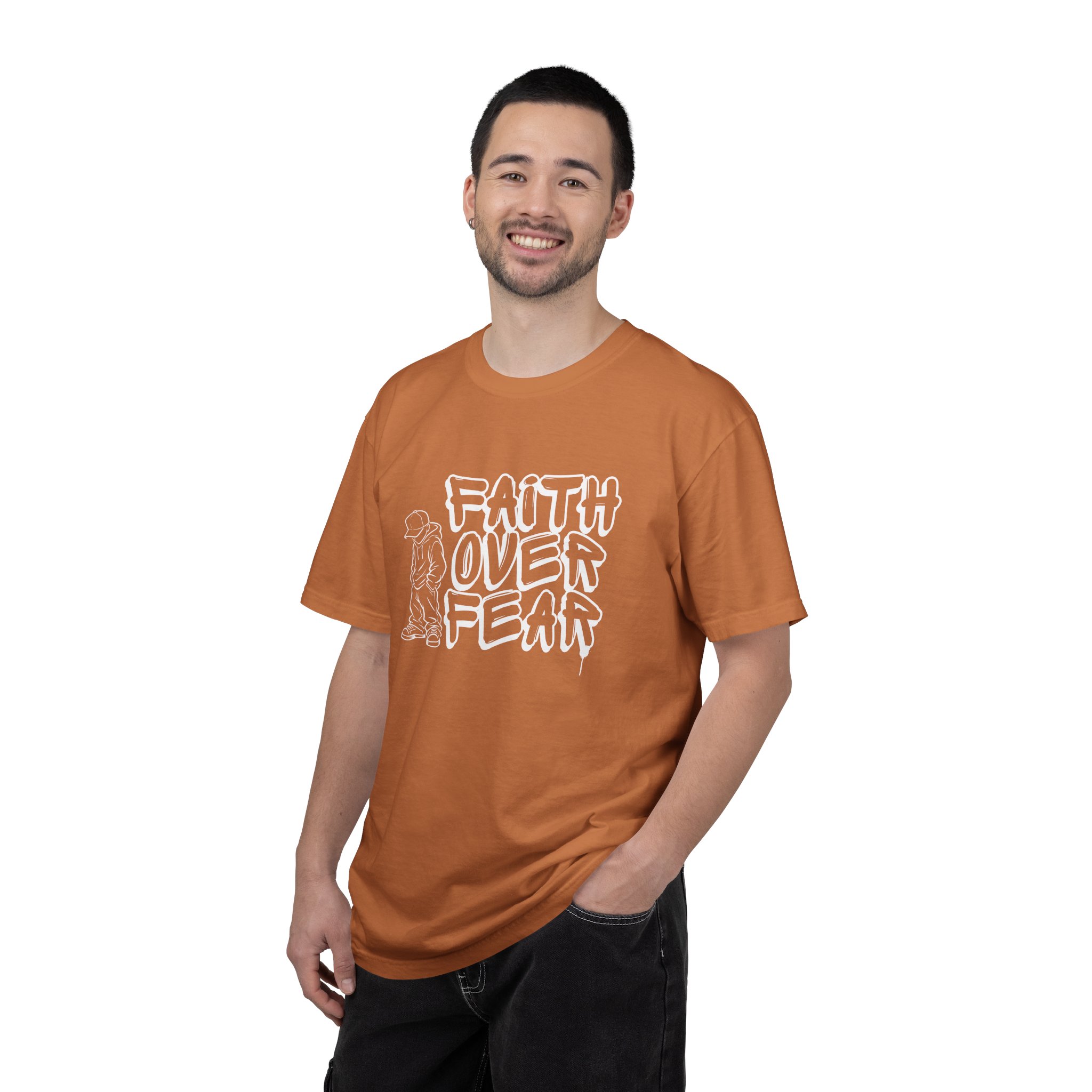 Faith Over Fear graphic T-shirt | Christian Streetwear - Image 46
