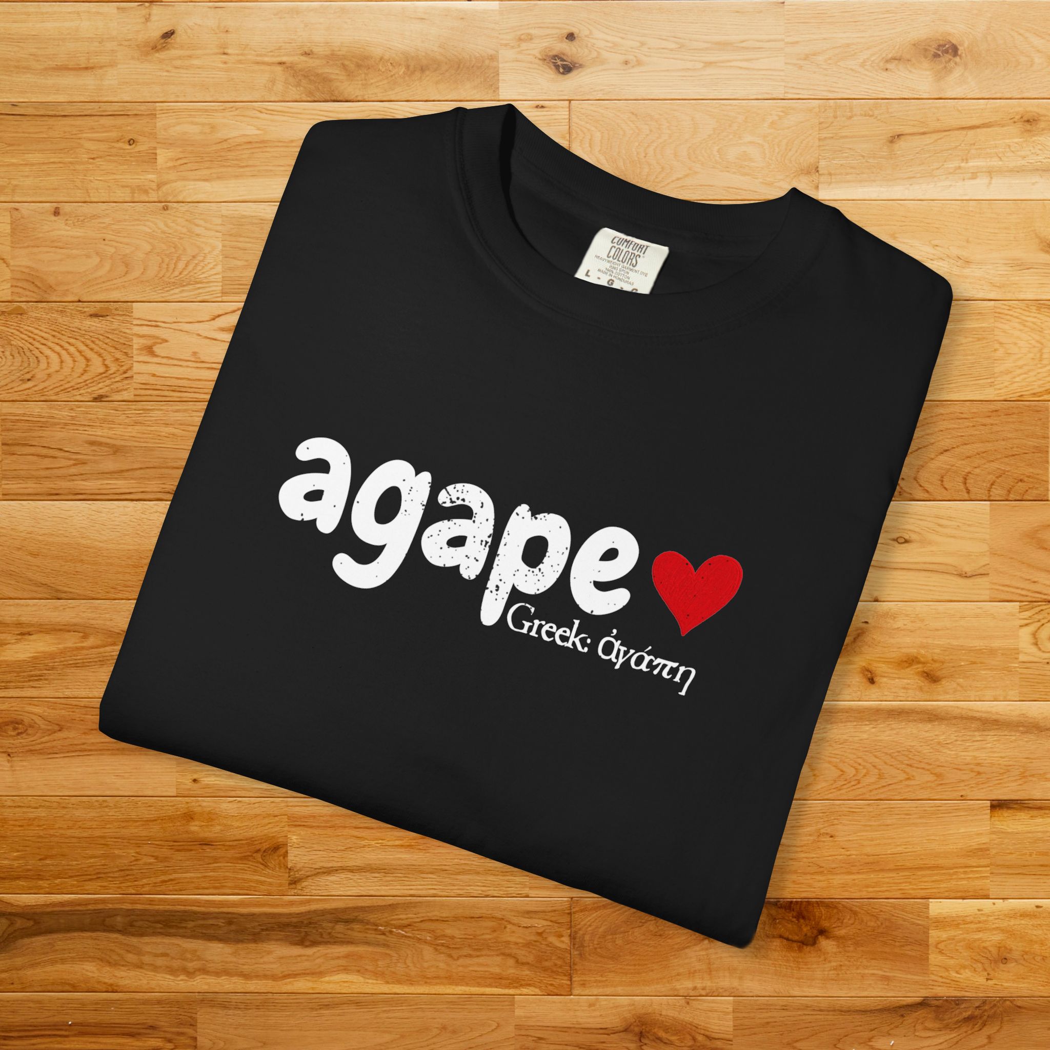 Agape - God's Love Comfort Colors T-shirt - Christian Gifts and Apparel - Image 14