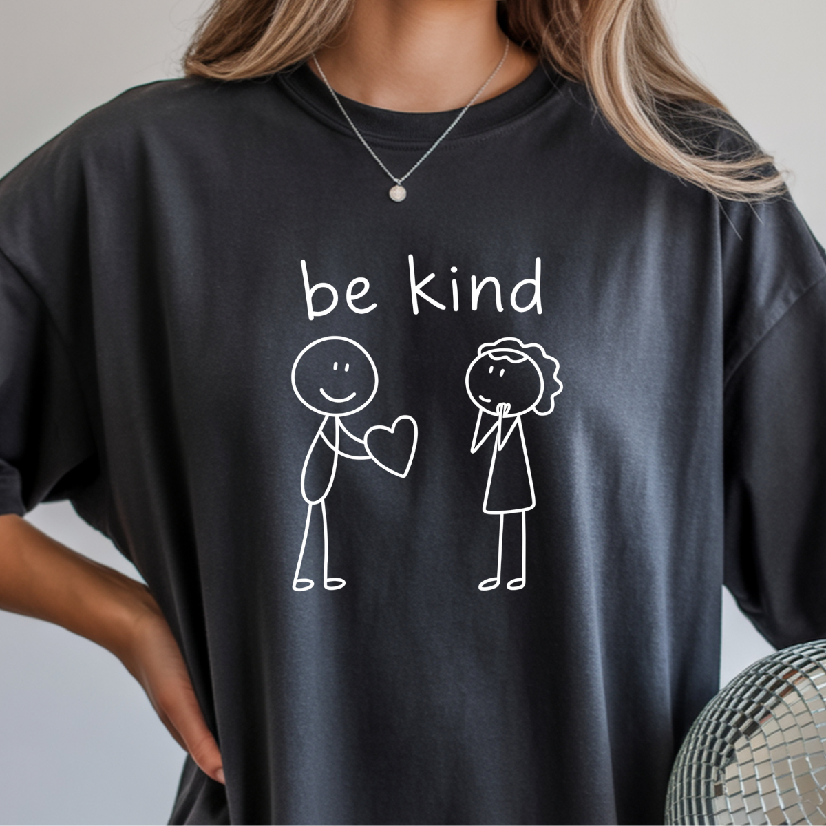 Be Kind T-Shirt | Kindness Graphic Tee | Minimalist Line Art Shirt | Comfort Colors 1717 | Positive Message Tee - Image 12