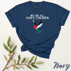 We Are All God's Children Tee | Faith Inspired Unity Shirt | Comfort Colors 1717 | Peace Dove Graphic | Love and Positivity Gift